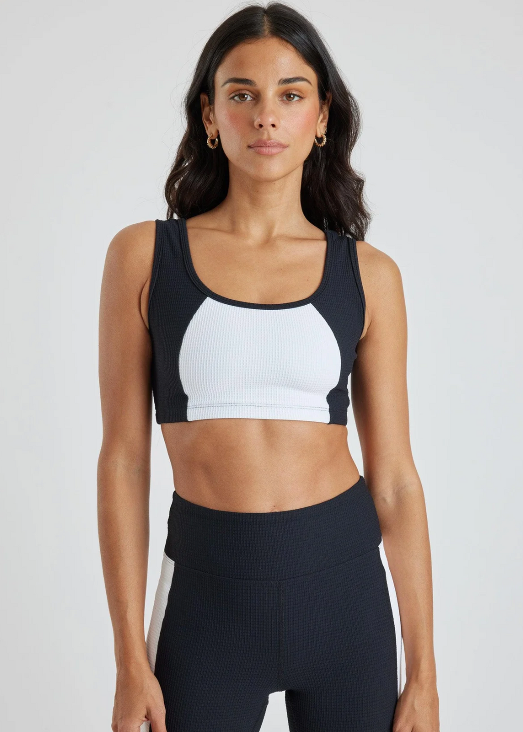 YOS Thermal Lily Bra - Black/ White