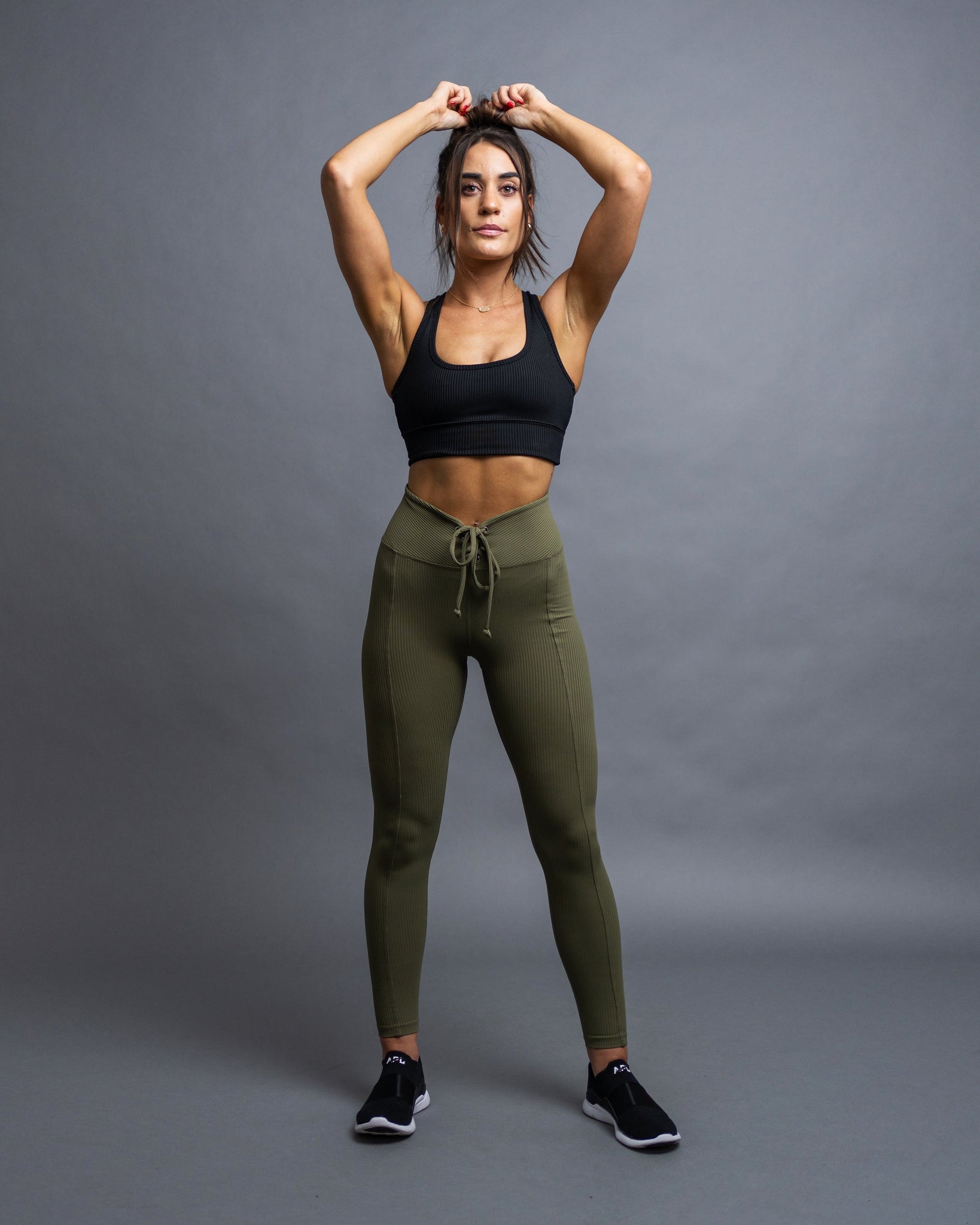 Year of Ours Ribbed Football Leggings Navy - The Green Pineapple