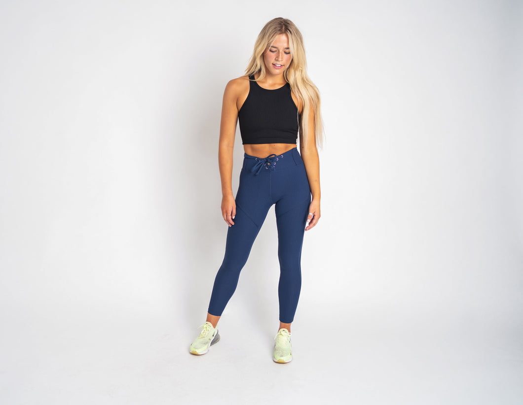 Year Of Ours Ribbed Hockey Legging - Navy